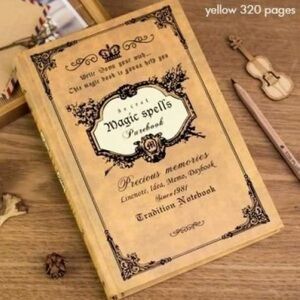 Decorative 300 page hardcover notebook Write down your wish… Magic journal.